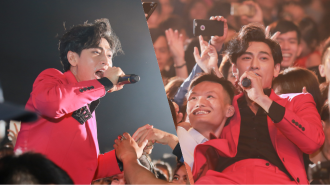 Isaac vượt hàng rào, cháy hết mình trong 'biển người' hâm mộ tại TP HCM Ảnh 2