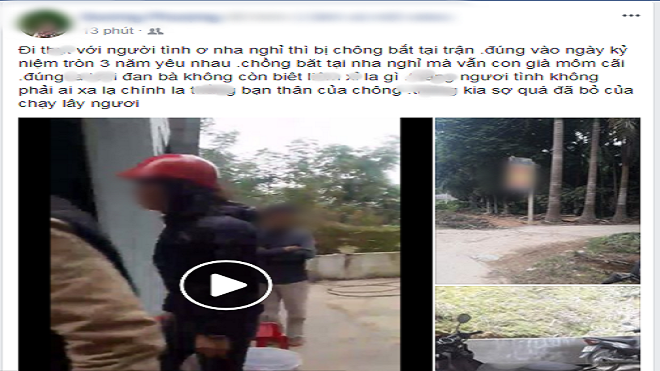 Xôn xao clip bắt quả tang chồng dẫn 'vợ của bạn thân' vào nhà nghỉ kỷ niệm…. 3 năm ngoại tình Ảnh 2