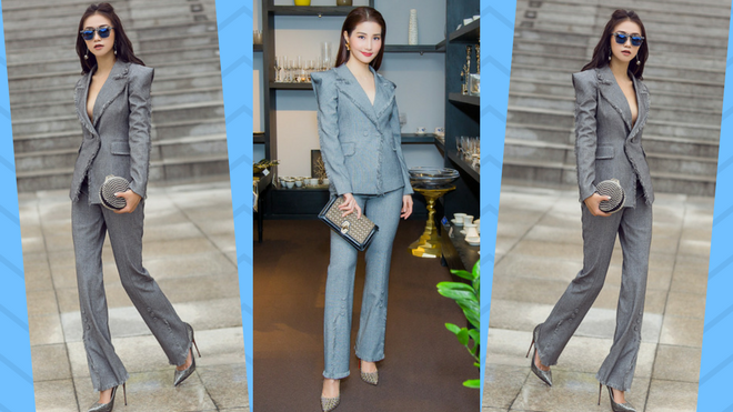 'Mặc lại' suits xám của Diễm My chỉ sau vài ngày, Sa Lim chứng tỏ đẳng cấp 'ăn đứt' đàn chị Ảnh 2