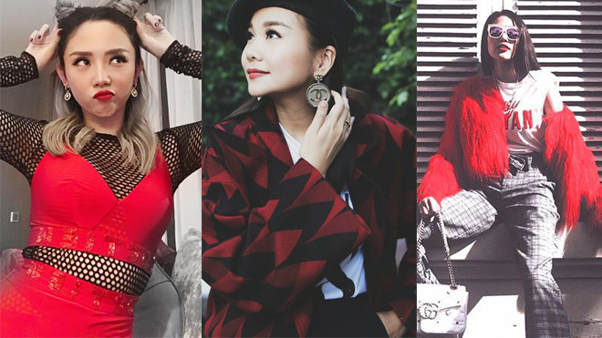Những ngày cuối năm, sao Việt lên đồ tone đỏ rần rần từ đường phố đến sự kiện Ảnh 2