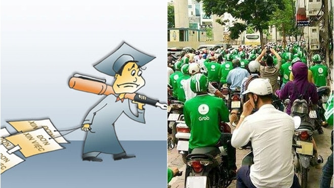 Giật mình 60 % cử nhân làm trái nghề, quá nhiều người chọn việc chạy Grab, Uber để kiếm sống Ảnh 2