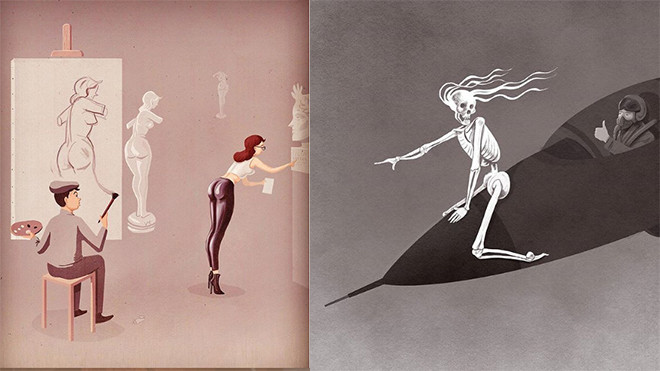 Suy ngẫm về cuộc sống hiện đại qua những bức ảnh biếm họa đầy chân thực Ảnh 2