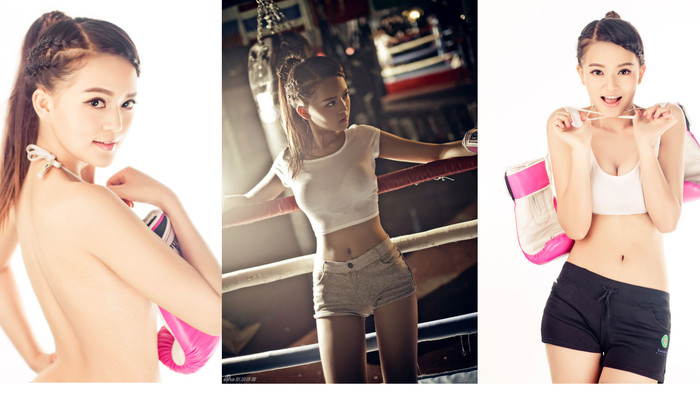 Nữ MC thể thao gây sốt với bộ ảnh boxing nóng bỏng Ảnh 2
