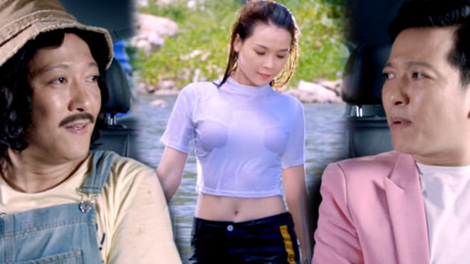 Trường Giang có anh em sinh đôi, Sam khoe ngực 'khủng' trong teaser phim hài Tết 2018 Ảnh 2