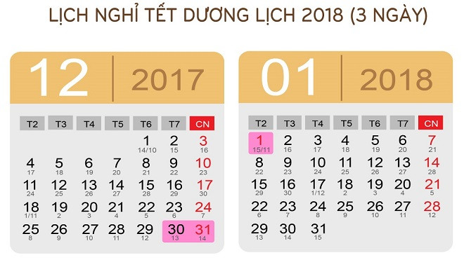 Người lao động nghỉ mấy ngày trong dịp Tết Dương lịch 2018? Ảnh 2