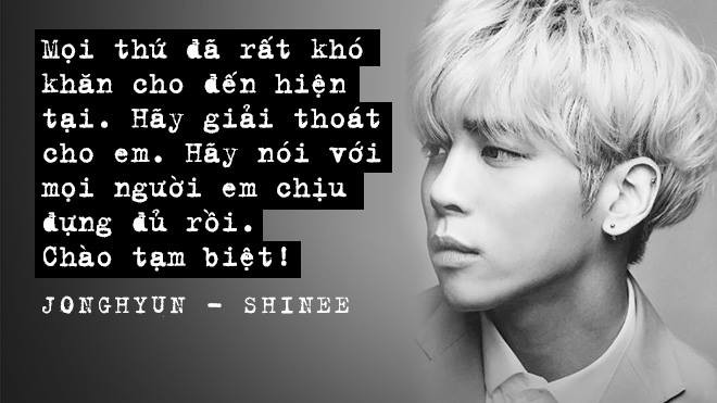 Tin nhắn Jonghyun gửi chị gái trước khi tự sát: 'Hãy nói với mọi người em chịu đựng đủ rồi' Ảnh 2