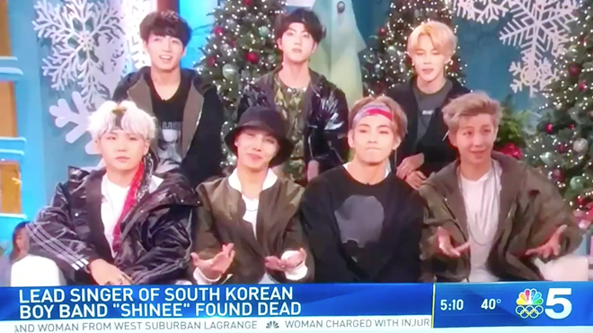 Nhầm lẫn nghiêm trọng: NBC Chicago phát sóng hình ảnh BTS khi thông tin Jonghyun (SHINee) qua đời Ảnh 2