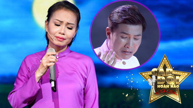 Cẩm Ly bật khóc nức nở khi xem Mai Tiến Dũng diễn Lan và Điệp trên sân khấu Cặp đôi hoàn hảo Ảnh 2