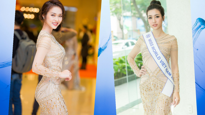 Cùng diện đầm xuyên thấu, gái 1 con Diệp Bảo Ngọc gợi cảm 'ăn đứt' Đỗ Mỹ Linh Ảnh 2