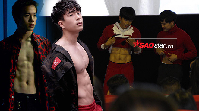 Hot: Nonkul - James diện đồ đôi giáng sinh, lần đầu tiên khoe ‘6 múi’ trước mặt fan Ảnh 2