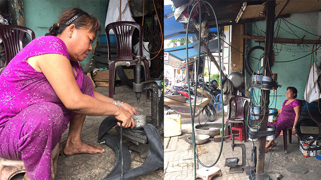 Ở góc đường này suốt 50 năm qua, người ta đã quen với bóng dáng những phụ nữ lấm lem với 'nghề của đàn ông' Ảnh 2