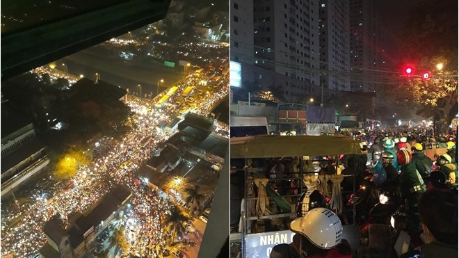 Bỗng dưng tắc đường kinh hoàng, dân mạng lập tức cho 'cả thế giới biết' về giao thông ở Hà Nội Ảnh 2