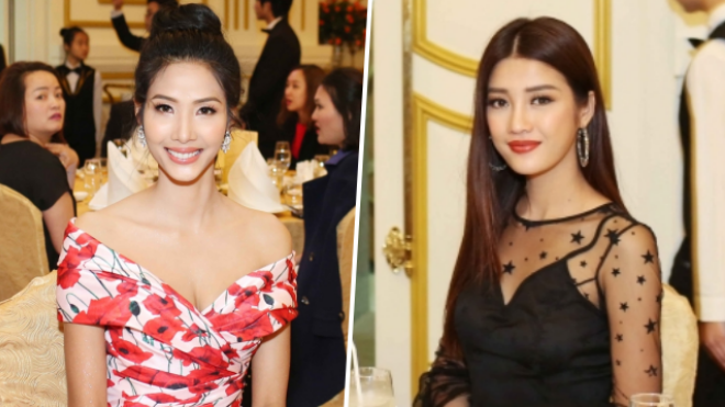 Hoàng Thuỳ, Mỹ Duyên và dàn thí sinh 'đọ sắc' một chín một mười trong dạ tiệc HHHV Việt Nam Ảnh 2