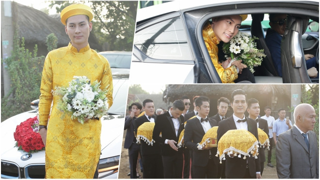 Chồng trẻ đi siêu xe đến đón 'cô dâu' Lâm Khánh Chi trong ngày vu quy Ảnh 2