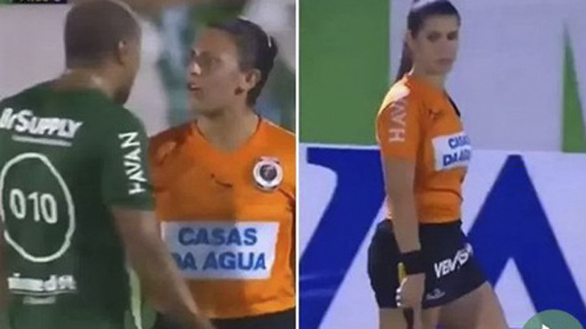 Tán tỉnh nữ trọng tài xinh đẹp ngay trên sân, cựu ‘bom tấn’ V-League nhận kết cục đích đáng Ảnh 2