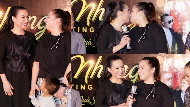 Con gái Phi Nhung lần đầu xuất hiện trước truyền thông, ôm hôn mẹ thắm thiết Ảnh 2