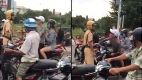 Tạm giữ thanh niên 'hổ báo' đánh CSGT để ra oai với bạn gái Ảnh 2