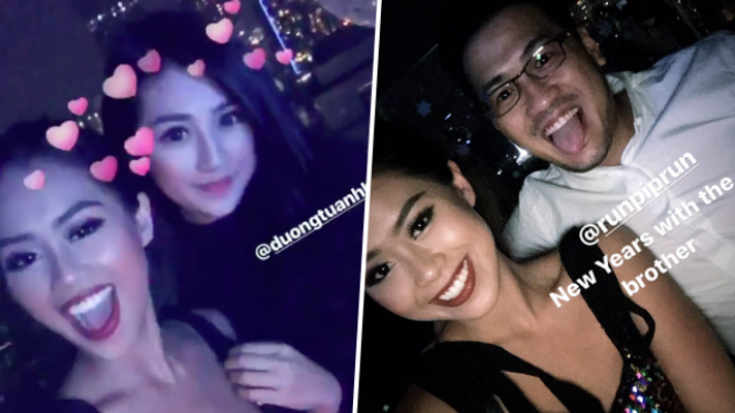 Hậu tin đồn hẹn hò, Á hậu Tú Anh đón năm mới cùng gia đình Phillip Nguyễn Ảnh 2
