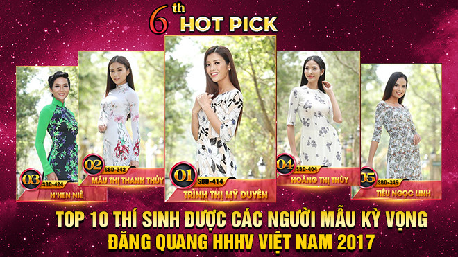 HOT PICK 6: Top 10 thí sinh được các người mẫu kỳ vọng đăng quang HHHV Việt Nam Ảnh 2