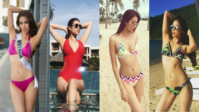 Suốt năm 2017, Phạm Hương âm thầm soán ngôi 'Nữ hoàng nội y' của Ngọc Trinh? Ảnh 2