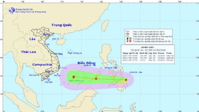 Xuất hiện áp thấp nhiệt đới trên biển Đông, có khả năng mạnh thành bão Ảnh 2
