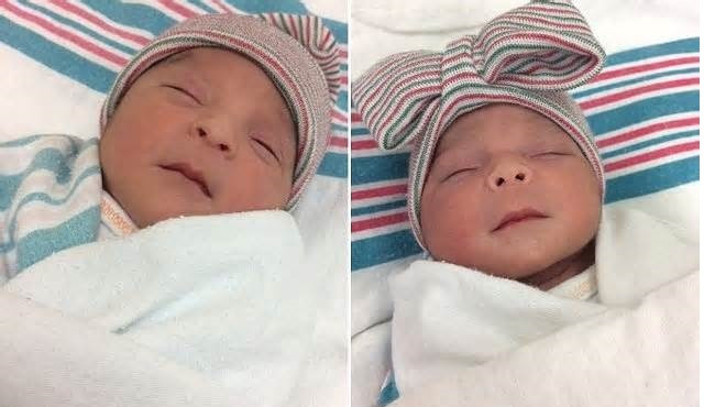 Thú vị cặp song sinh anh chào đời năm 2017, em sinh năm 2018 Ảnh 2