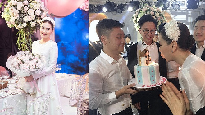 MC Mai Ngọc được ông xã đại gia tổ chức tiệc sinh nhật hoành tráng không thua gì tiệc cưới! Ảnh 2