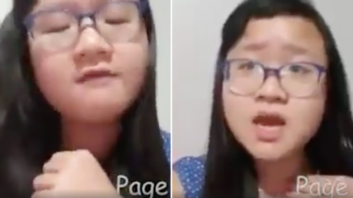 Hát tạm biệt năm cũ, cô gái cover hit 'Mặt trời của em' khiến dân mạng 'choáng váng' Ảnh 2