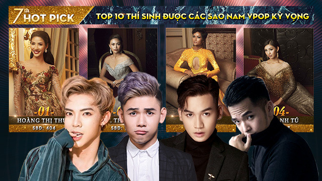 HOT PICK: Top 10 thí sinh được các nam ca sĩ dự đoán giành vương miện ở HHHV Việt Nam 2017 Ảnh 2