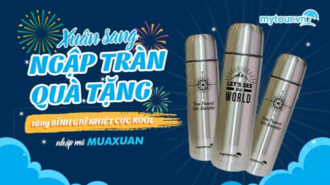 Ngập tràn quà tặng mừng Logo - Đón năm mới tại Mytour.vn Ảnh 2