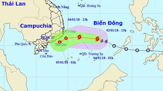 Bão đổi hướng, dự báo suy yếu trong 12 giờ tới Ảnh 2