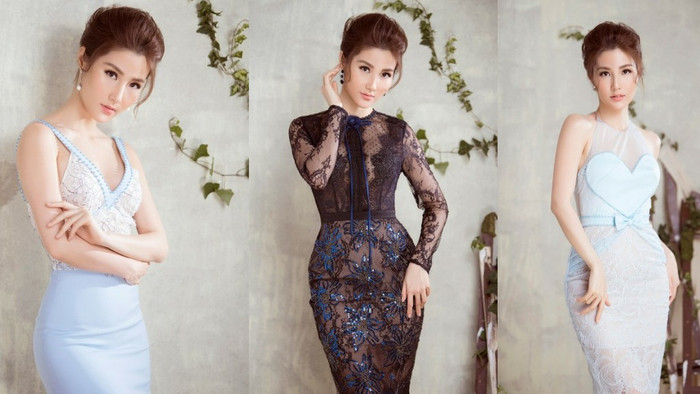 Diễm My 9X quyến rũ 'hết nấc' trong trang phục tự thiết kế Ảnh 2