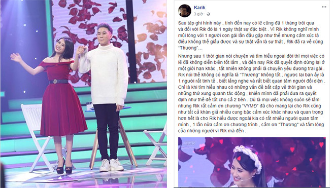 Chương trình vừa lên sóng, Karik và bạn gái xinh đẹp đã chia tay sau 1 tháng hẹn hò Ảnh 2