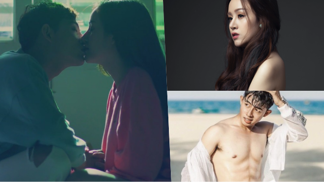 Trai 6 múi vừa gây sốt 'Siêu mẫu Việt Nam' đã có ngay nụ hôn màn ảnh với Bà Tưng - Huyền Anh Ảnh 2