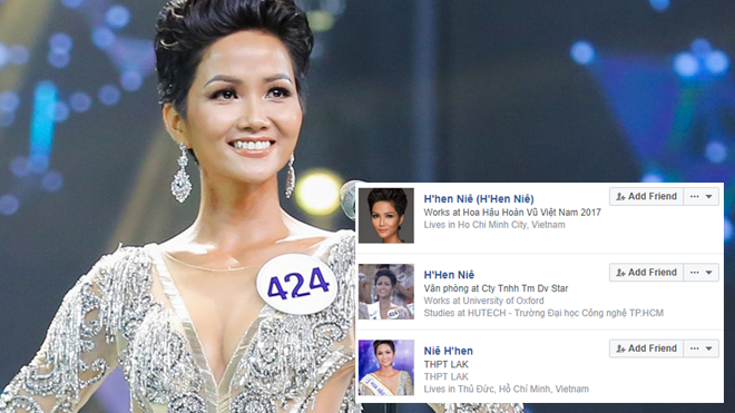 Tài khoản Facebook mạo danh Tân Hoa hậu Hoàn vũ H'Hen Niê mọc lên như nấm Ảnh 2