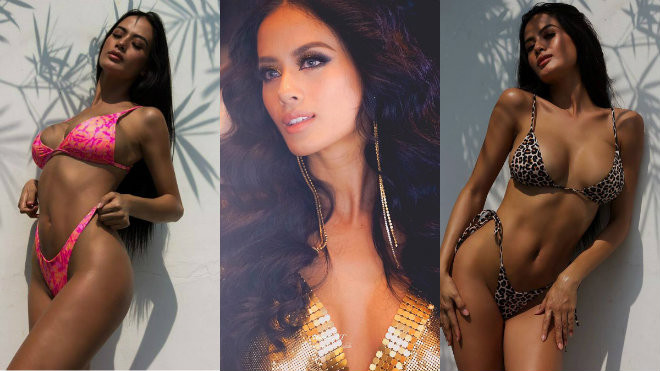 Chân dài hai con có thân hình 'rực lửa' không thua kém Minh Tú Ảnh 2