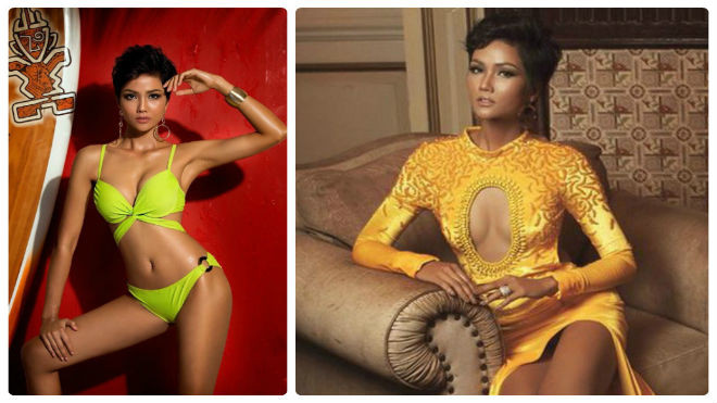 Cách trang điểm để nàng tóc tém trở nên ấn tượng như Hoa hậu Hoàn vũ H'Hen Nie Ảnh 2