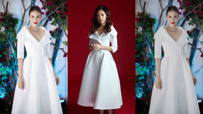 Xinh đẹp như Midu cũng phải chào thua khi lỡ 'chọn nhầm' váy của Phạm Hương Ảnh 2