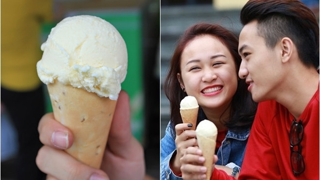 Tin nổi không, người Hà Nội vẫn ăn kem giữa ngày rét 'kỷ lục' - Bạn đã thử? Ảnh 2