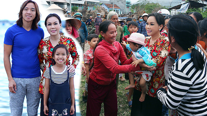 Chồng và con gái về Việt Nam tháp tùng Việt Hương đi từ thiện Ảnh 2