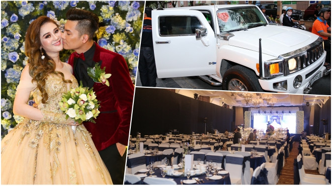 Cận cảnh không gian tiệc cưới hơn 1 tỷ đồng của Lâm Khánh Chi bên ông xã kém 8 tuổi Ảnh 2