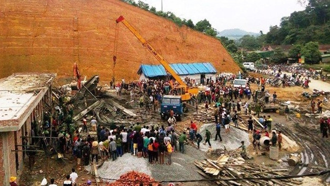 Sập giàn giáo công trình thủy điện tại Lào, hai người Việt Nam tử vong Ảnh 2