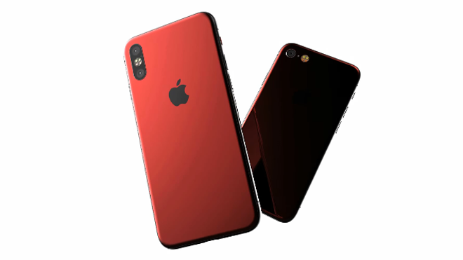 Cận cảnh ý tưởng iPhone 2018, có bản màu đỏ đẹp không thể chối cãi Ảnh 2