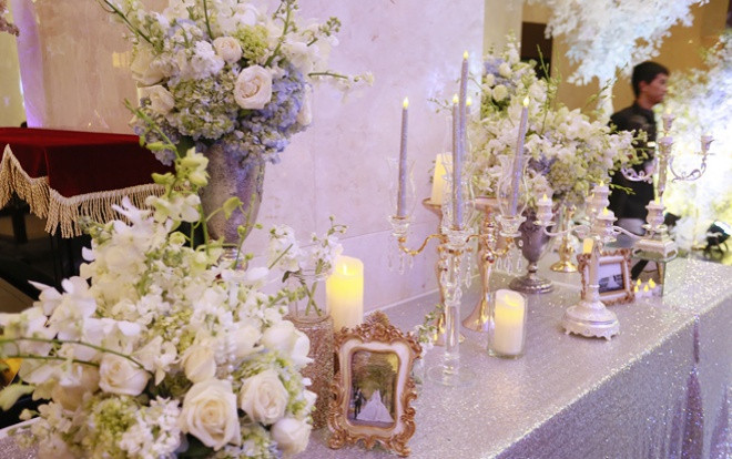 Không gian tiệc cưới của Ngọc Duyên và chồng đại gia tại khách sạn 5 sao Ảnh 2