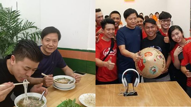 'Steve Jobs của Trung Quốc' bất ngờ sang Việt Nam, được tặng nón lá và khen phở ngon Ảnh 2
