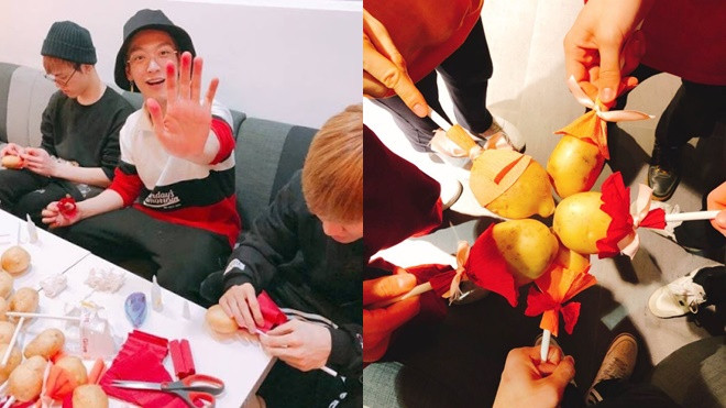 Kpop fan nào mà không 'xin quỳ' với lightstick từ củ khoai tây đẳng cấp thế này? Ảnh 2