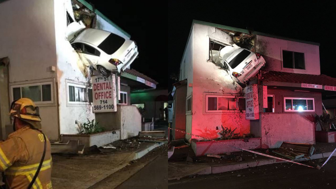 Tai nạn khó hiểu: 'Vui tính' đậu xe ở… cửa sổ tầng hai phòng khám nha khoa, 2 người thương nặng Ảnh 2