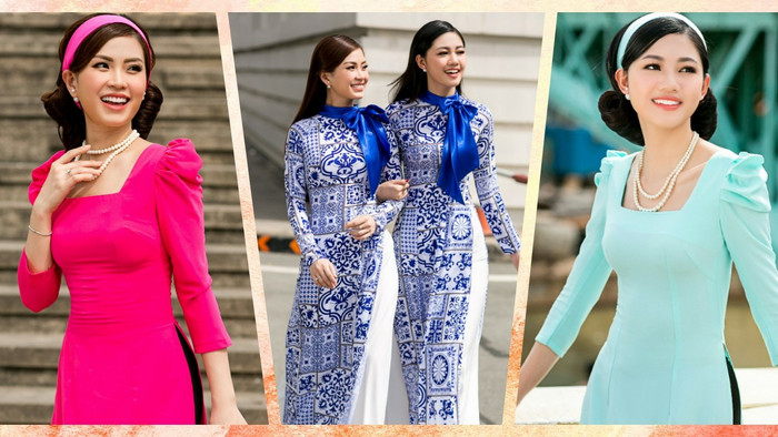 Sau thời gian vắng bóng, Diễm Trang rủ Thanh Tú diện áo dài 'Cô Ba Sài Gòn' dạo phố Ảnh 2