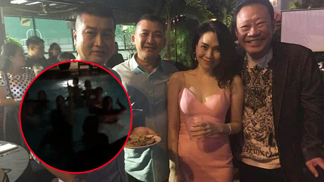 Mấy ai như Mỹ Tâm, diện đầm sang trọng vẫn vô tư nhảy xuống hồ bơi 'quẩy' cùng bạn bè Ảnh 2