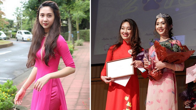 Nhan sắc nữ sinh giành vương miện cuộc thi Hoa khôi du học sinh Việt tại Nhật Ảnh 2